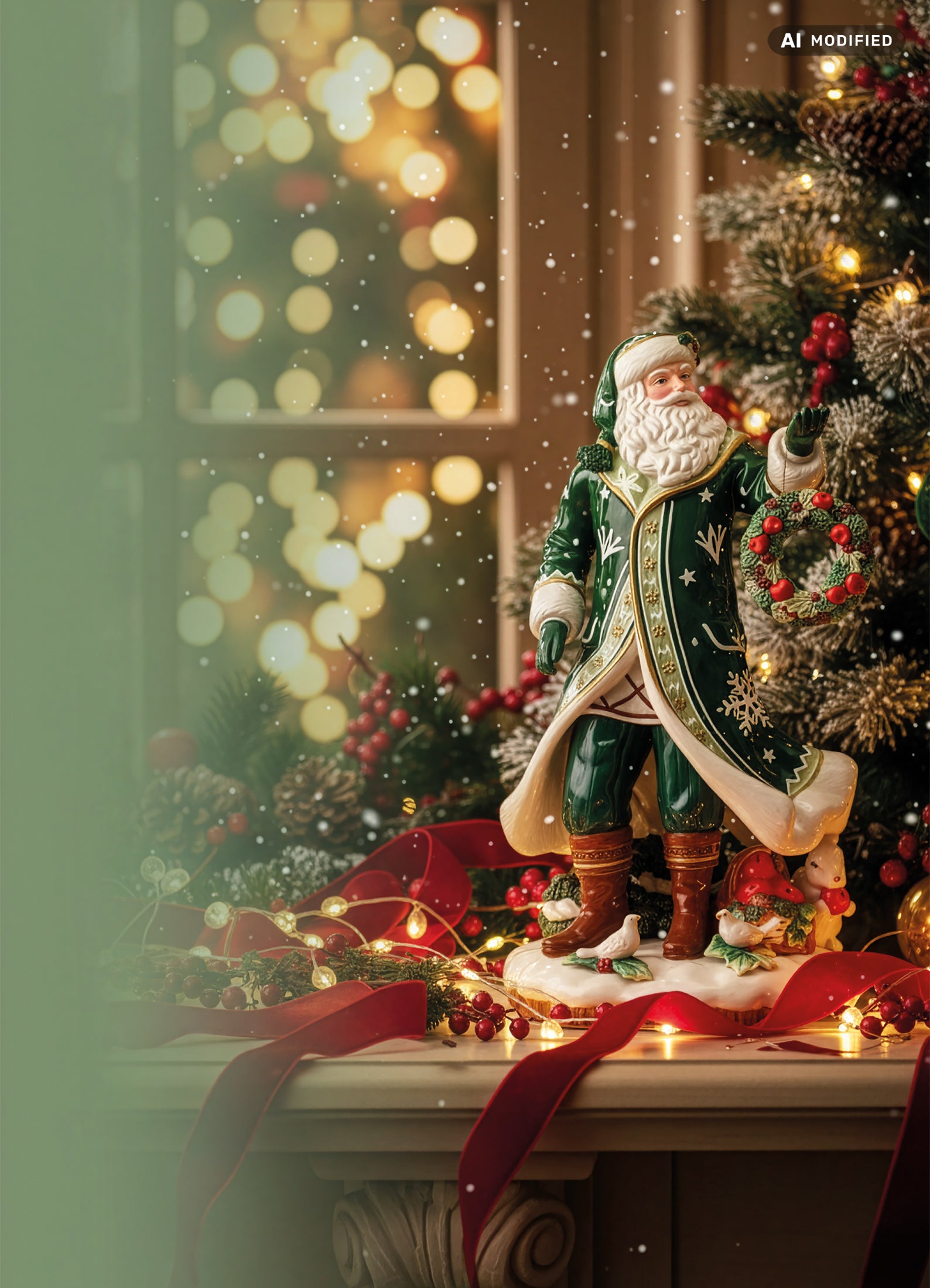 Fitz & Floyd Winter Frost Santa-Goviers