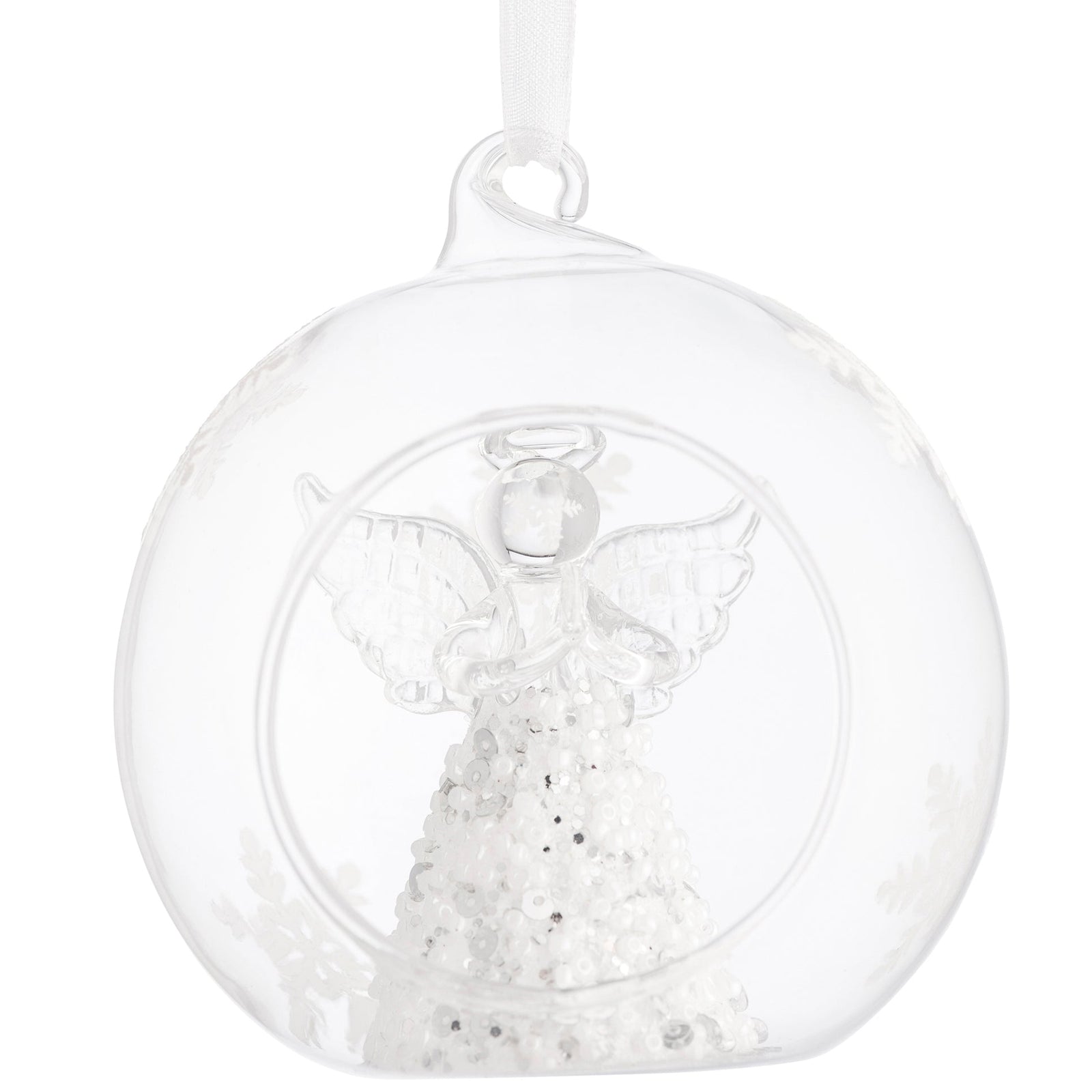 Galway Angel Hanging Bauble Ornament-Goviers