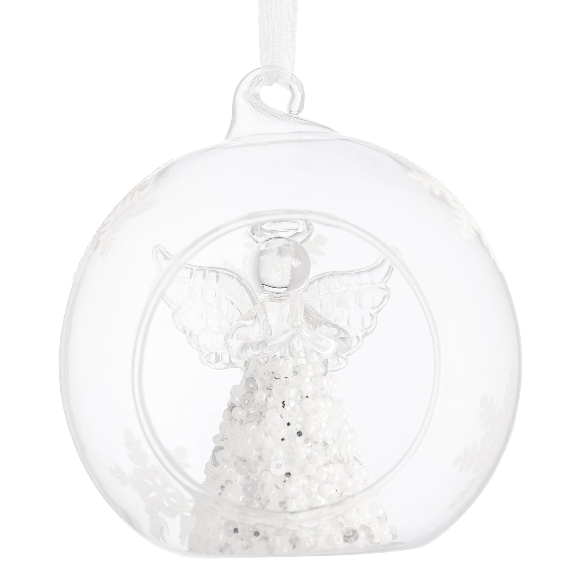 Galway Angel Hanging Bauble Ornament-Goviers