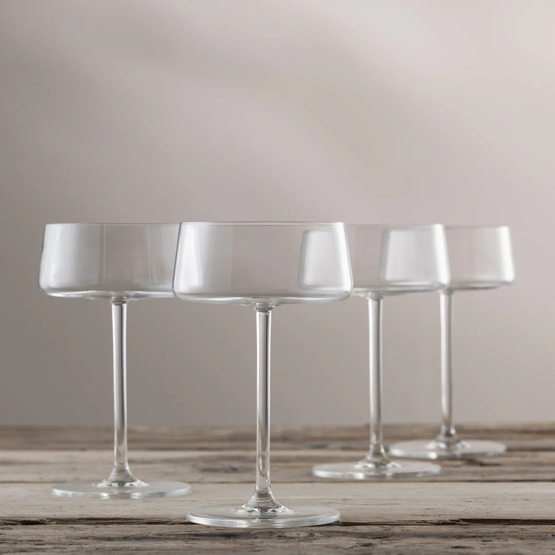 Galway Crystal Alto Cocktail / Martini Glass Set of 4-Home & Garden > Kitchen & Dining > Tableware > Drinkware-Goviers