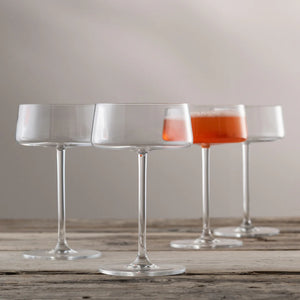 Galway Crystal Alto Cocktail / Martini Glass Set of 4-Home & Garden > Kitchen & Dining > Tableware > Drinkware-Goviers