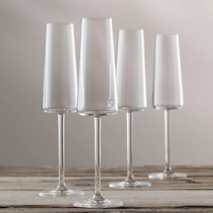 Galway Crystal Alto Prosecco Glass Set of 4-Home & Garden > Kitchen & Dining > Tableware > Drinkware-Goviers