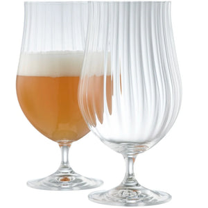 Galway Crystal Erne Craft Beer / Cocktail Glasses Pair-Home & Garden > Kitchen & Dining > Tableware > Drinkware-Goviers