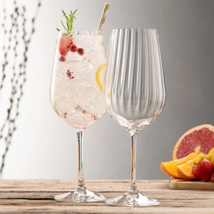 Galway Crystal Erne Spritz Glass Pair-Home & Garden > Kitchen & Dining > Tableware > Drinkware-Goviers