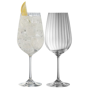 Galway Crystal Erne Spritz Glass Pair-Home & Garden > Kitchen & Dining > Tableware > Drinkware-Goviers