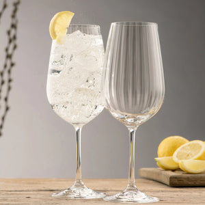 Galway Crystal Erne Spritz Glass Pair-Home & Garden > Kitchen & Dining > Tableware > Drinkware-Goviers