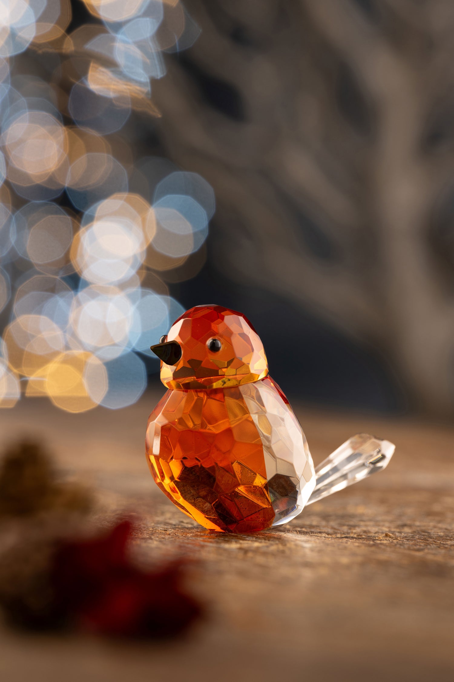 Galway Crystal Robin Figurine-Goviers