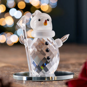 Galway Living Snowman on Ice Figurine-Goviers