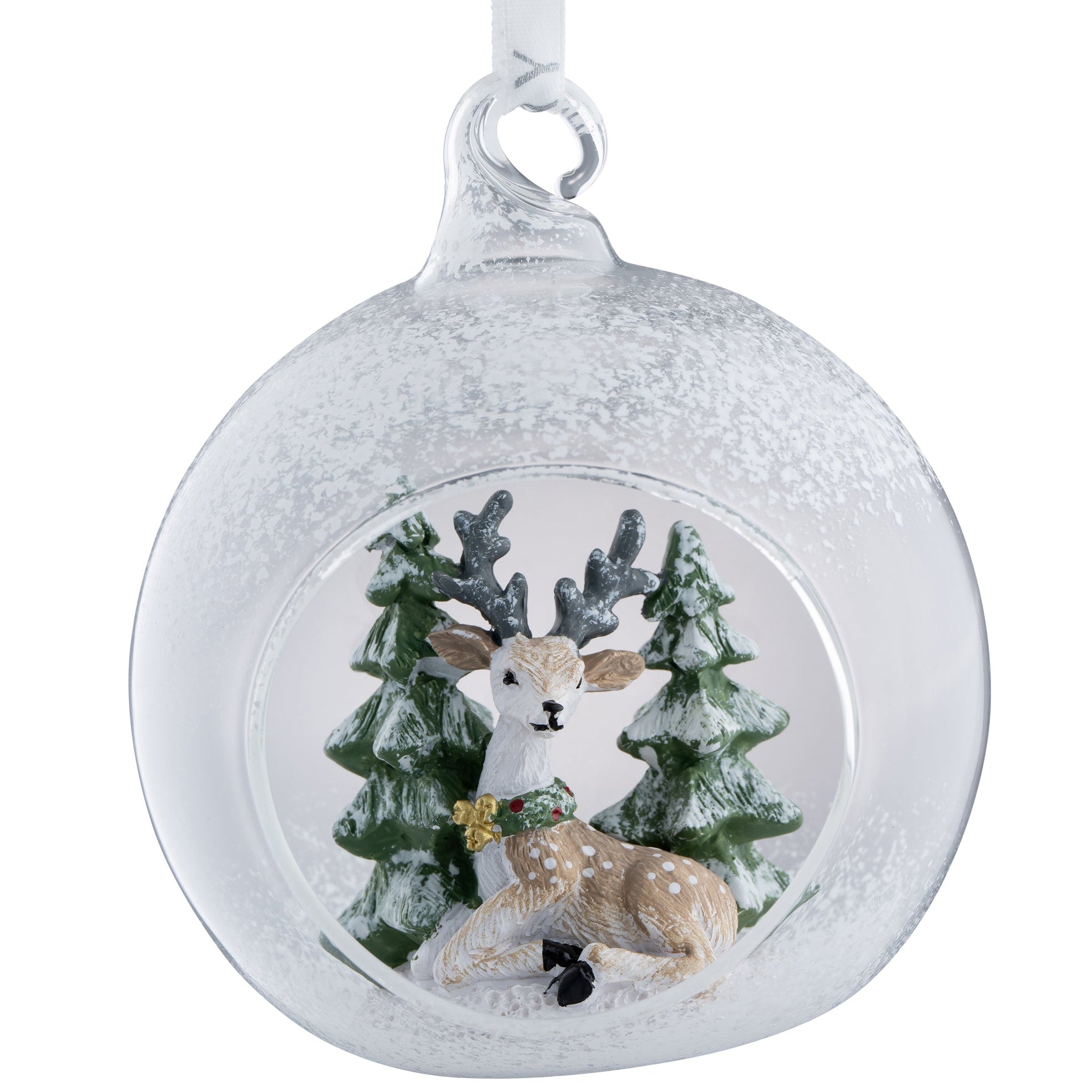 Galway Reindeer Forest Hanging Bauble Ornament-Goviers