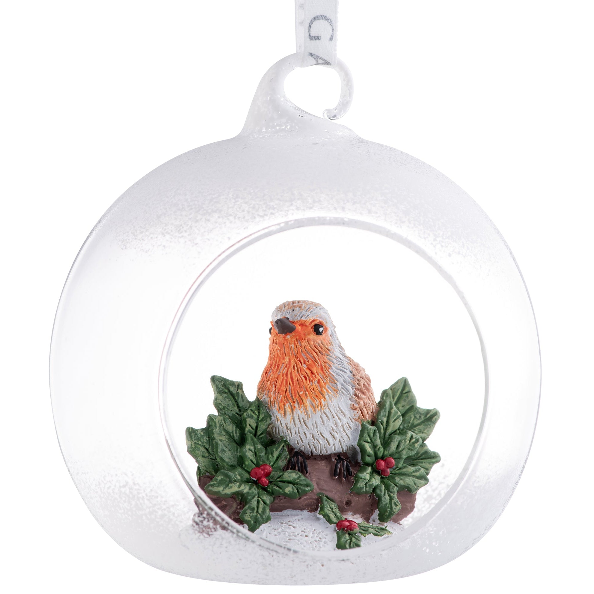 Galway Robin Hanging Bauble Ornament-Goviers