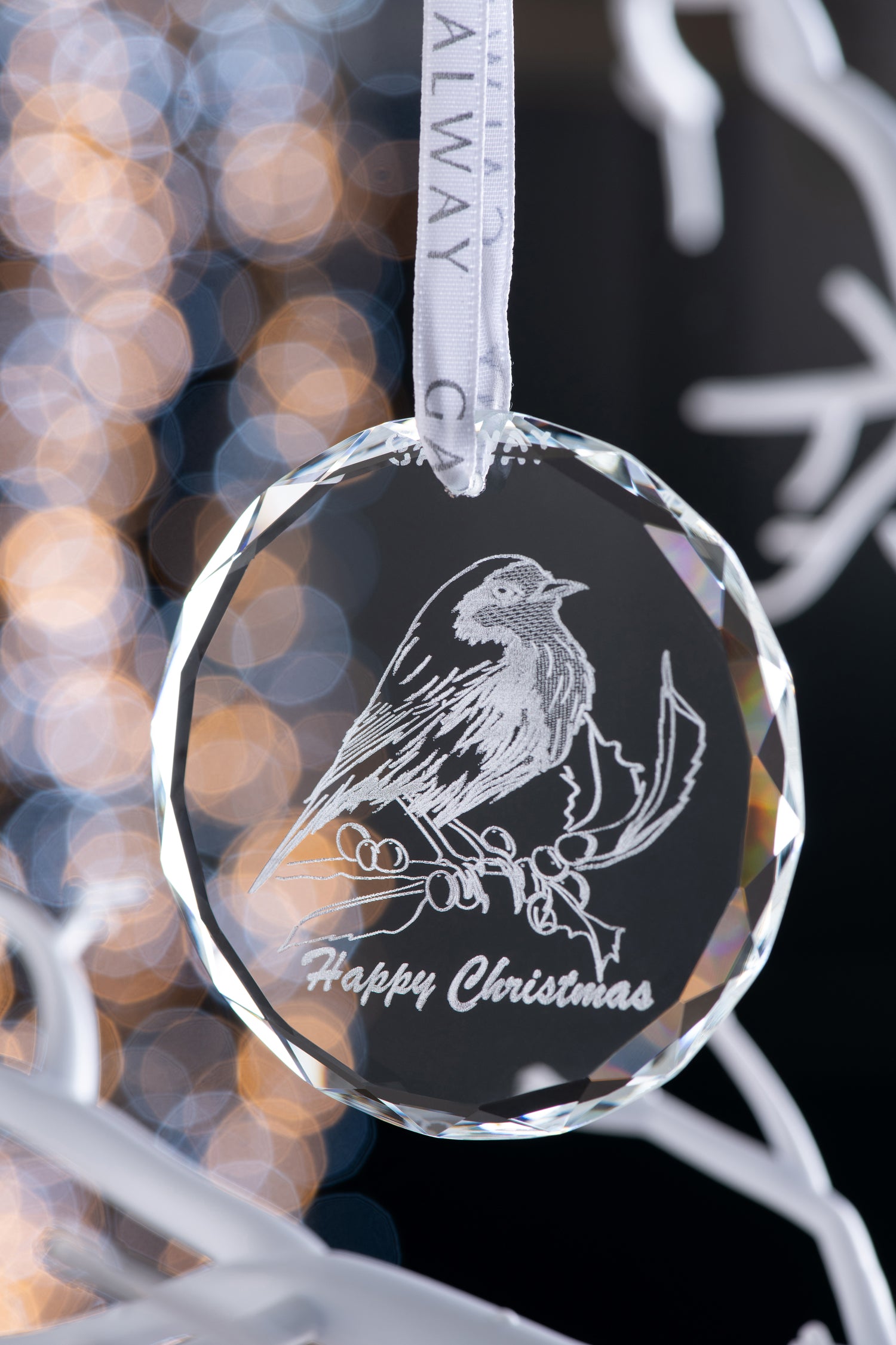 Galway Robin Round Ornament-Goviers