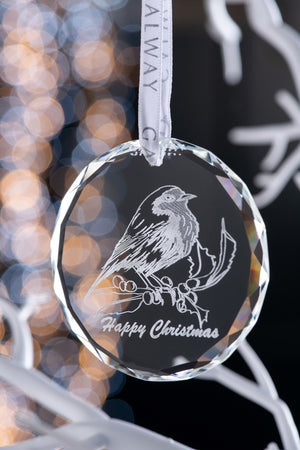 Galway Robin Round Ornament-Goviers