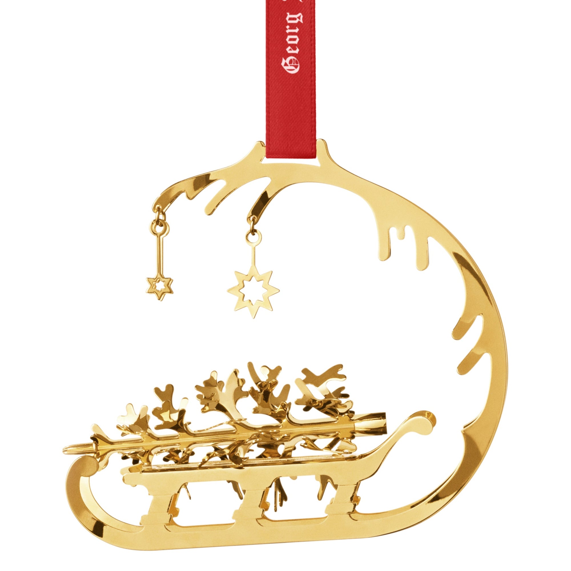 Georg Jensen 1995/2025 Christmas Mobile - Gold-Goviers