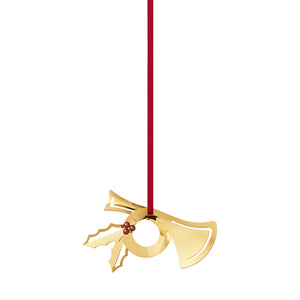Georg Jensen 2026 Gold Holiday Ornament Horn-Goviers