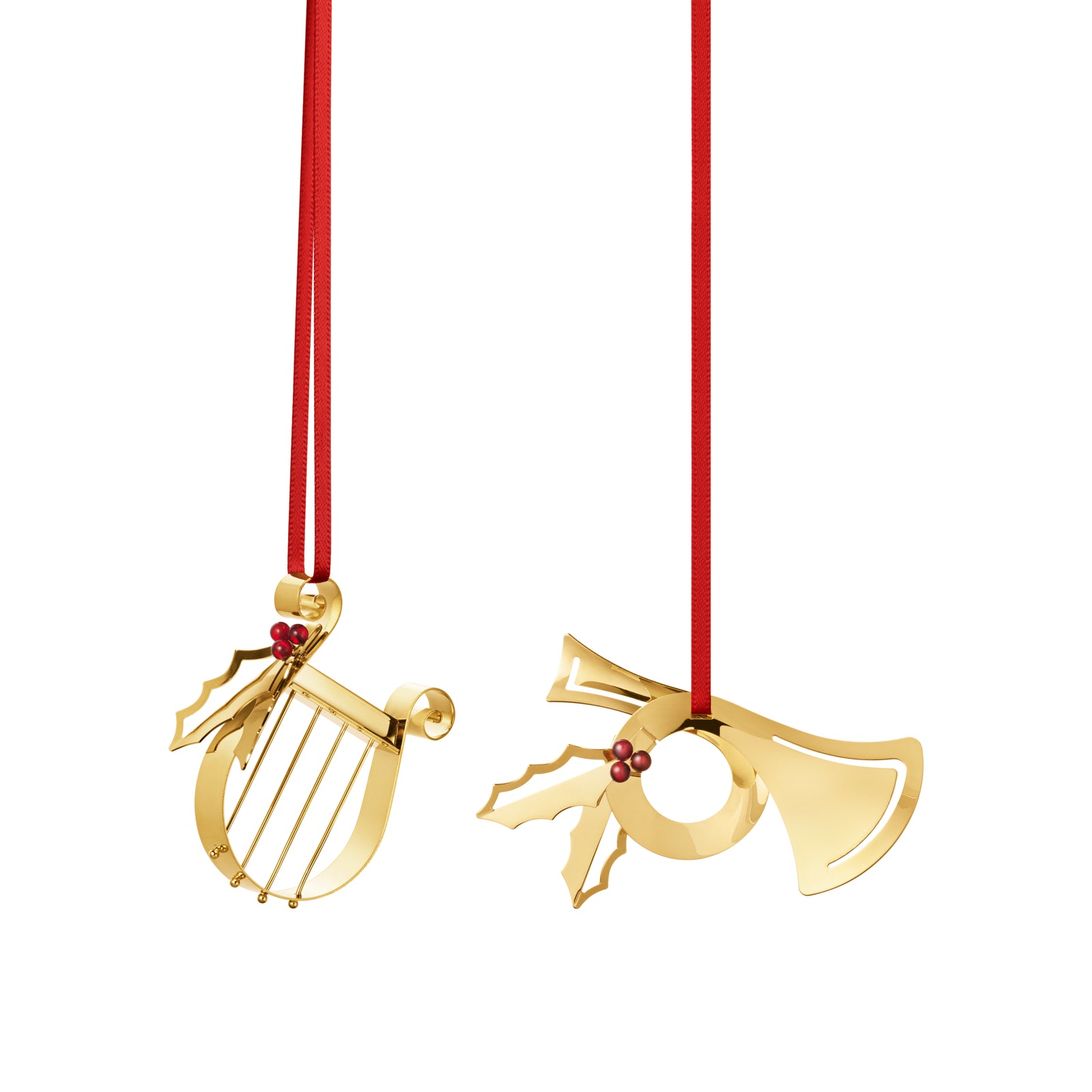 Georg Jensen 2026 Gold Holiday Ornament Set-Goviers