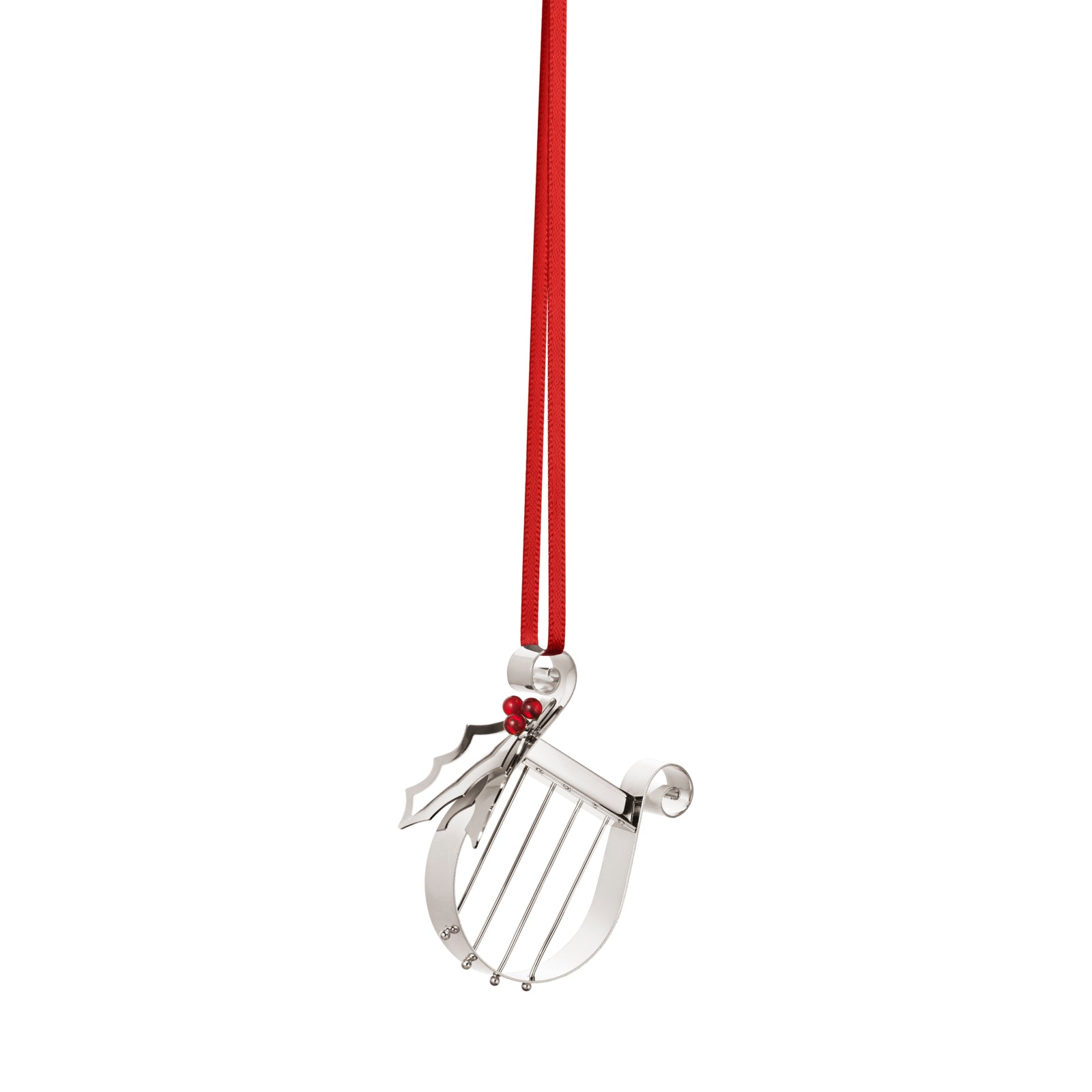 Georg Jensen 2026 Palladium Holiday Ornament Harp - DELIVERY JULY-Goviers