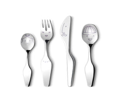 新品✤ HEART SPOON FORK SET HUMANMADE ４本セット Georg Jensen Alfredo The Twist Family 4 Piece Cutlery Set