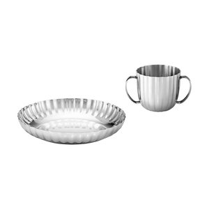 Georg Jensen Bernadotte Children's Set of 2-Goviers