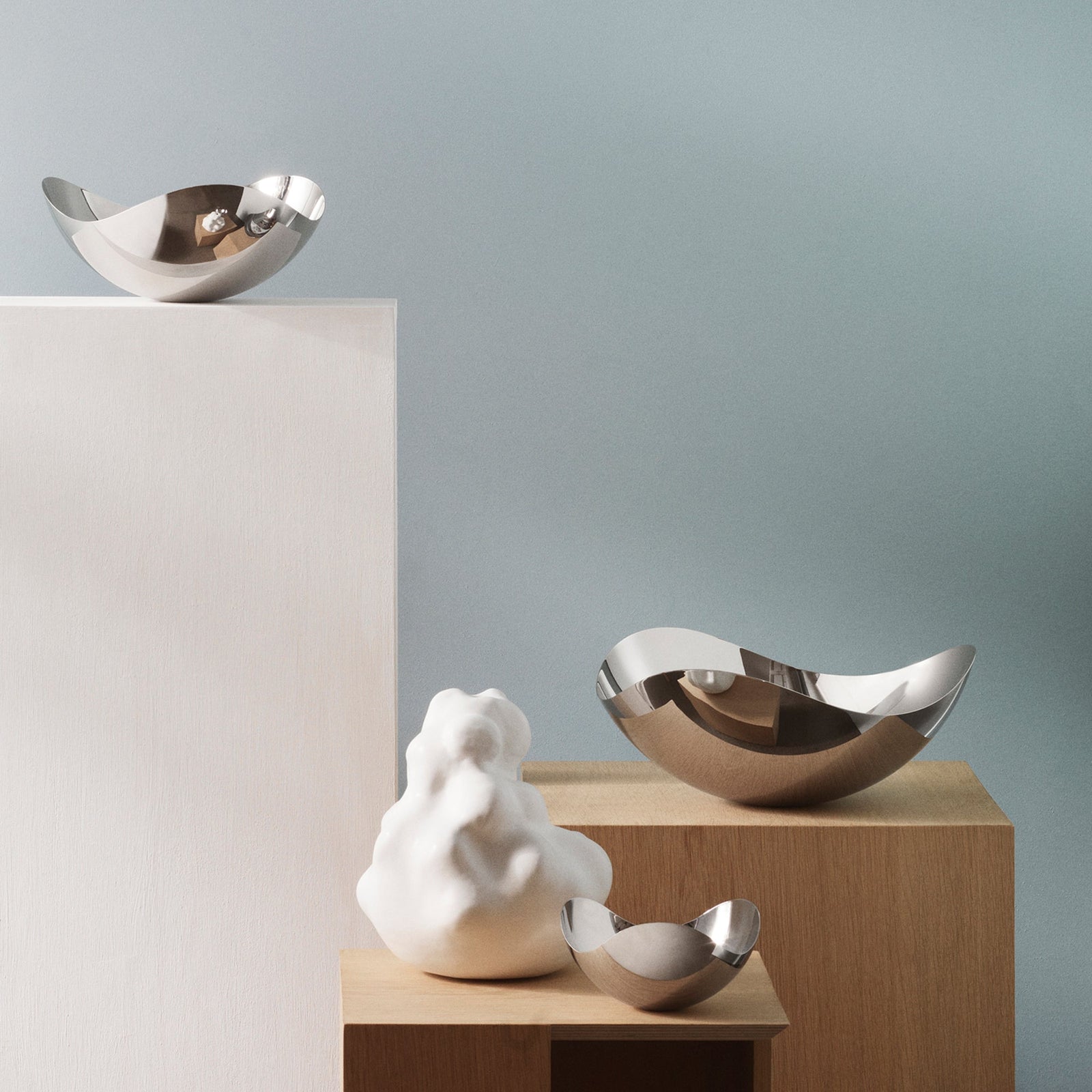 Georg Jensen Bloom Small Mirror Bowl-Goviers