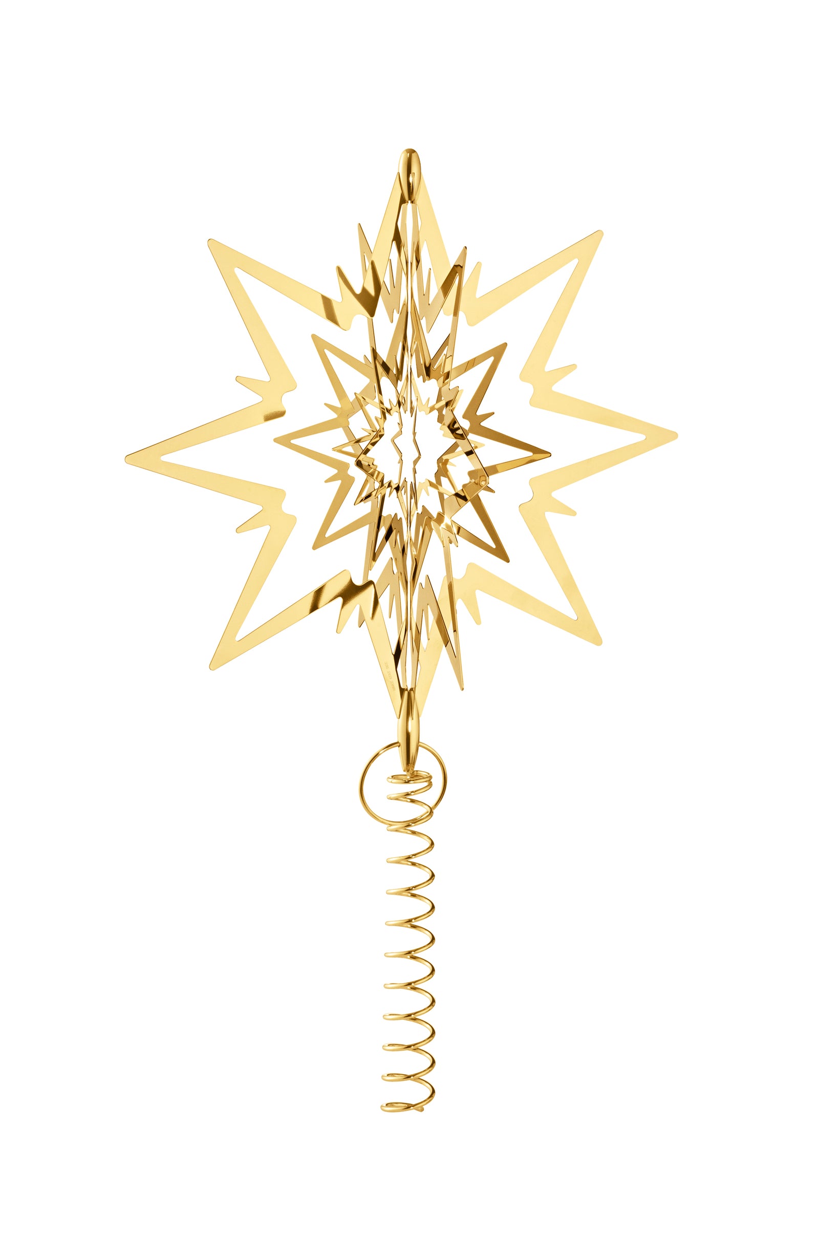 Georg Jensen Christmas Gold Top Star Large-Goviers
