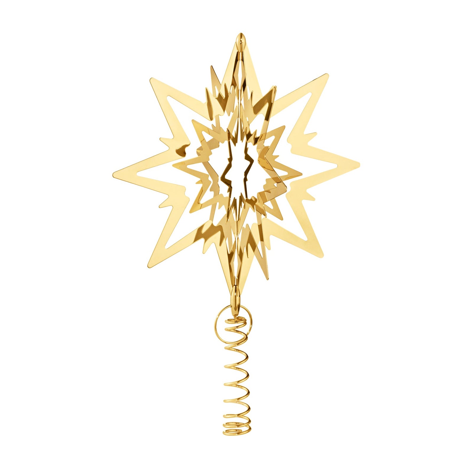 Georg Jensen Christmas Gold Top Star Medium- DELIVERY JULY-Goviers