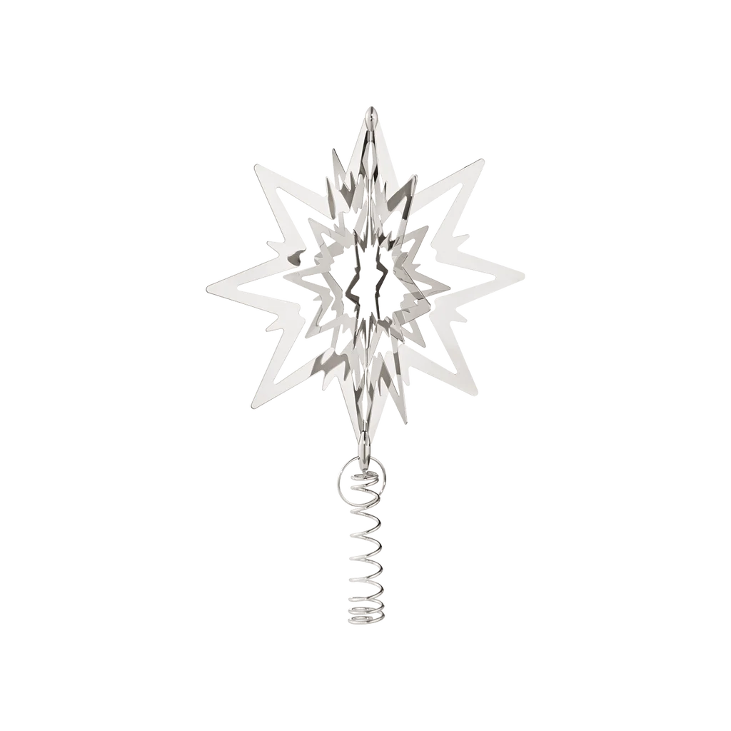 Georg Jensen Christmas Palladium Top Star Medium- DELIVERY JULY-Goviers