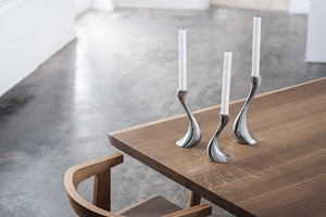 Georg Jensen Cobra Candleholder, Small, Medium & Large-Goviers