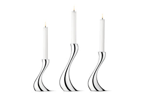 Georg Jensen Cobra Candleholder, Small, Medium & Large-Goviers