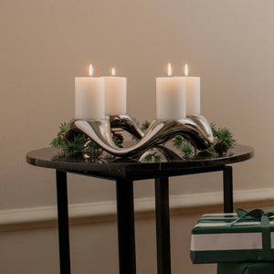 Georg Jensen Cobra Round Candle Holder-Goviers