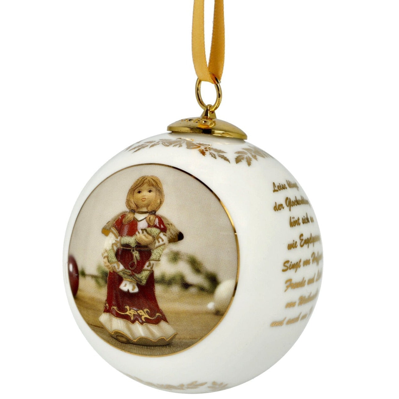Goebel Cordial Christmas Melody Bauble Unboxed-Goviers