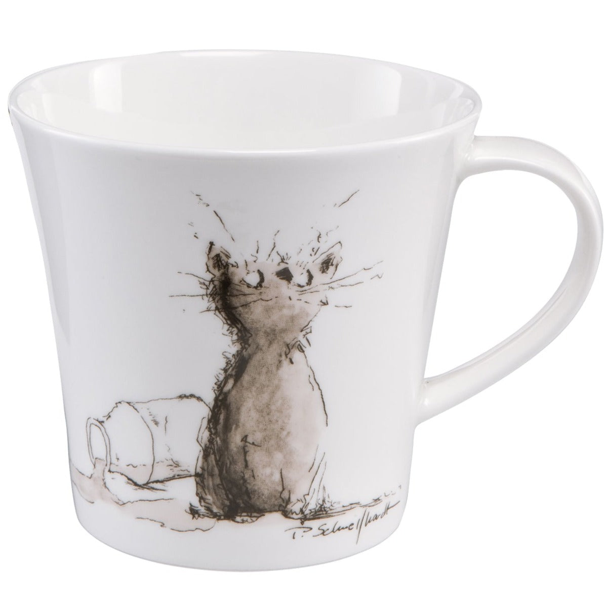 Goebel Milky Way Cat Mug-Goviers