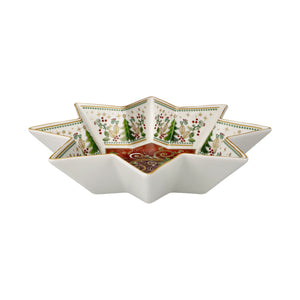 Goebel Palais Royal Large Stellar Christmas Bowl-Goviers