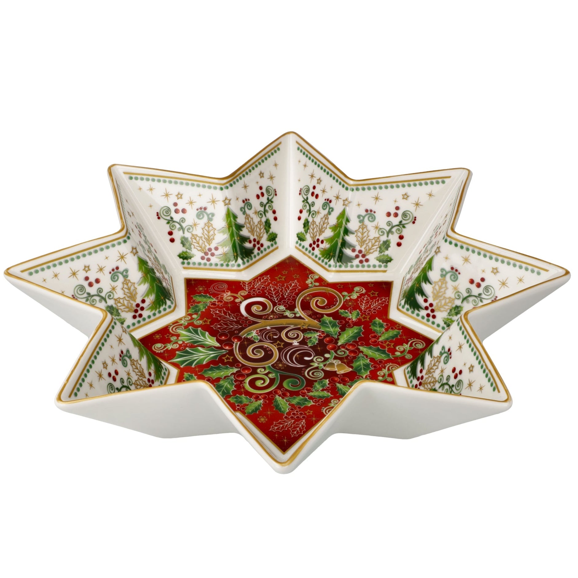 Goebel Palais Royal Large Stellar Christmas Bowl-Goviers