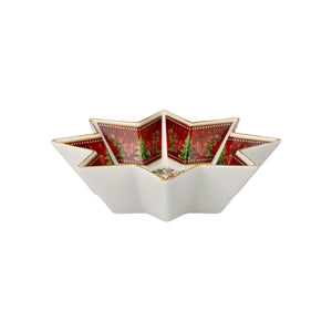 Goebel Palais Royal Small Stellar Christmas Bowl-Goviers