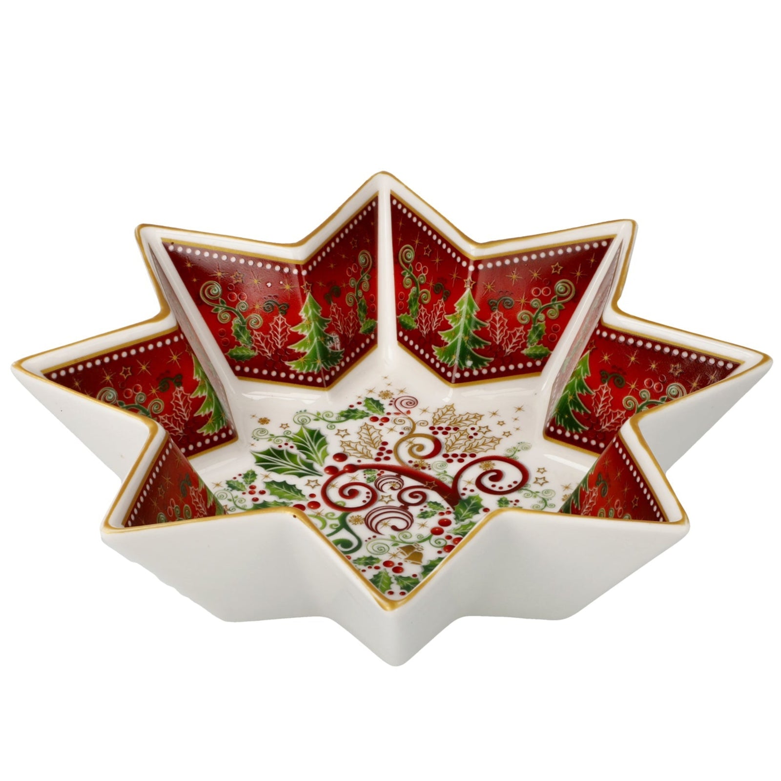 Goebel Palais Royal Small Stellar Christmas Bowl-Goviers