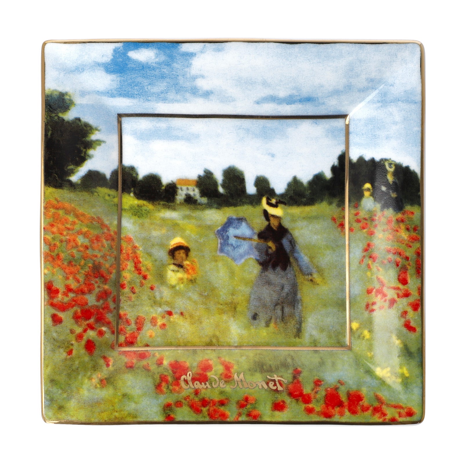 Goebel Poppy Field- Claude Monet Trinket Tray-Goviers