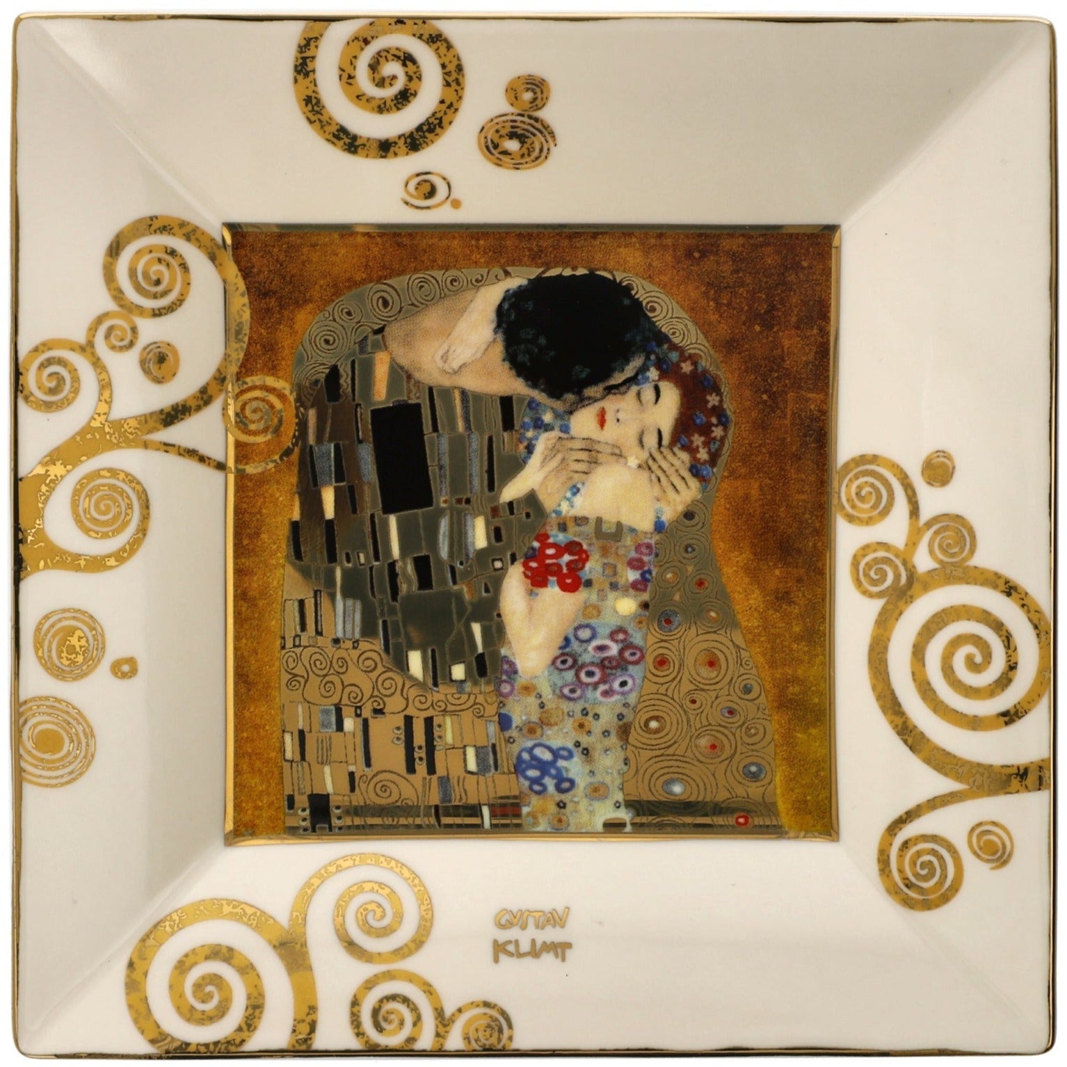 Goebel The Kiss Trinket Tray 16cm-Goviers