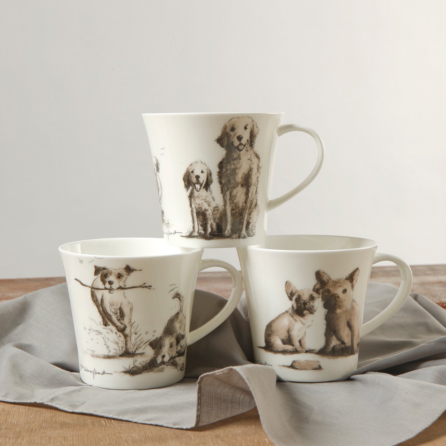 Goebel We Belong Together Dogs Mug-Goviers