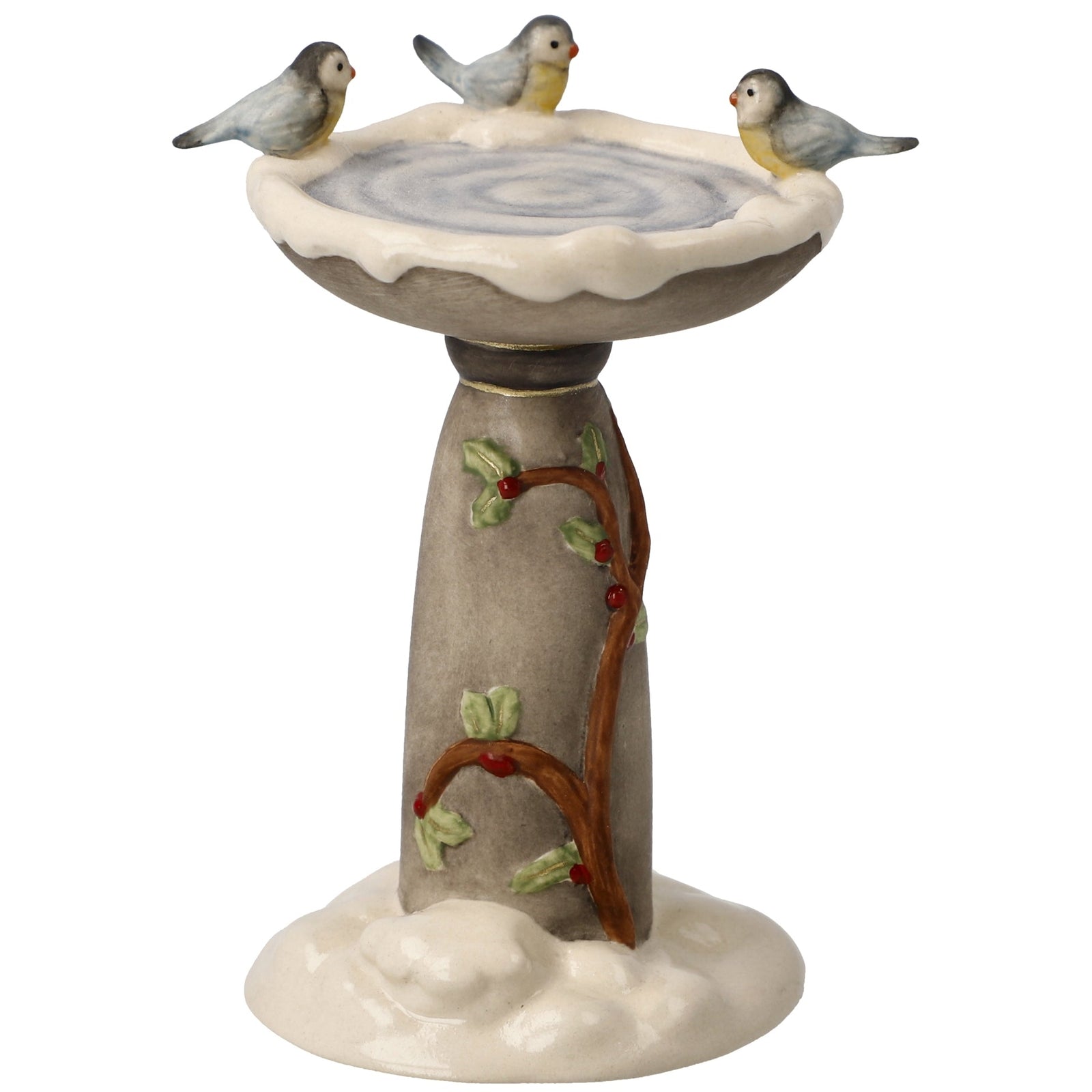 Goebel Wintery Birdbath-Goviers
