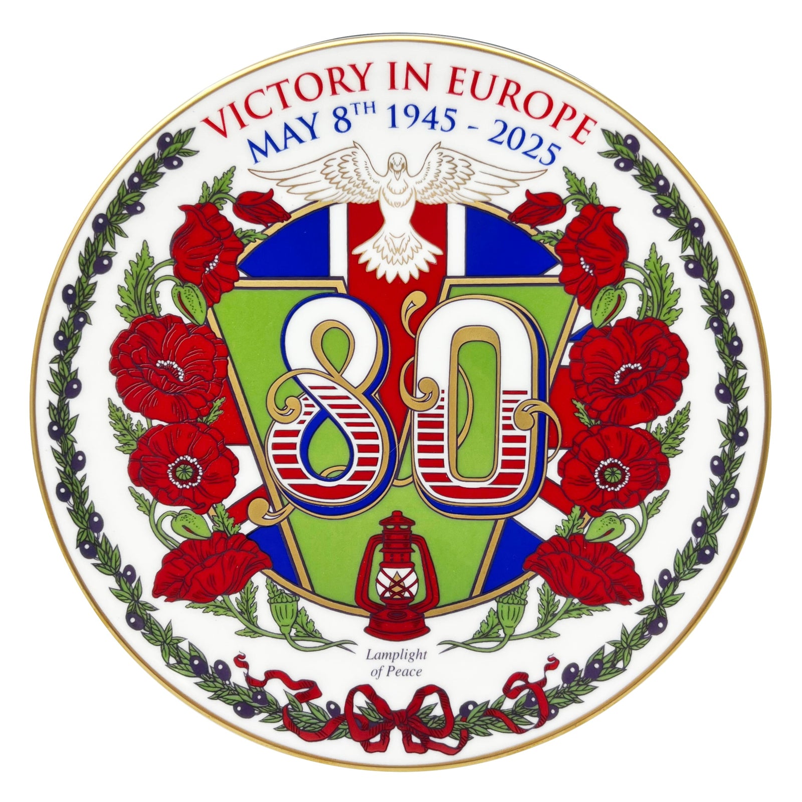 Goviers Exclusive 80th Anniversary of VE Day Plate-Goviers
