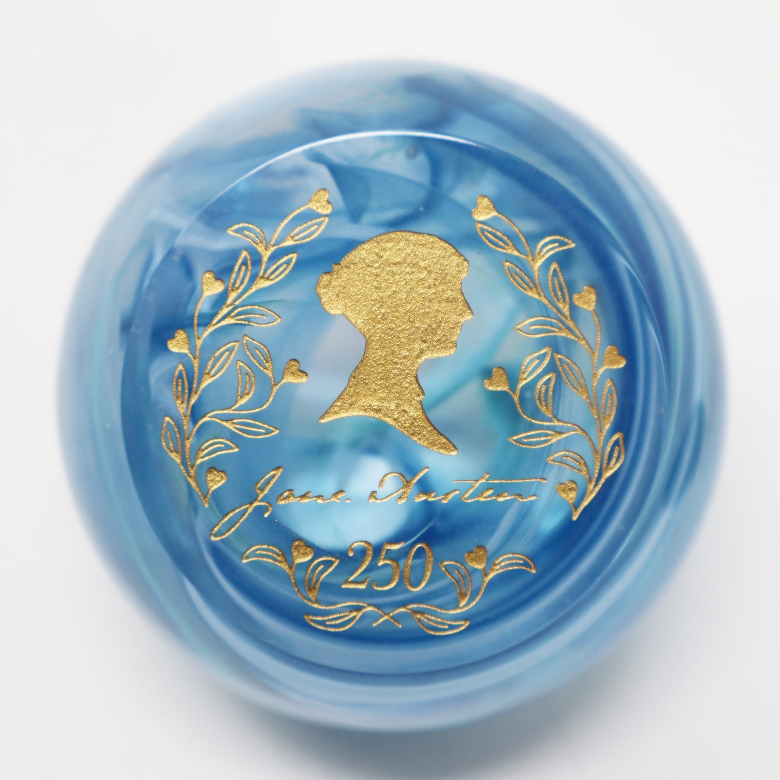 Goviers Exclusive Caithness Jane Austen 250th Anniversray Paperweight-Goviers