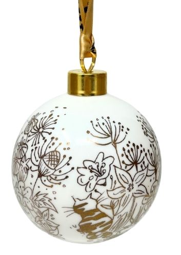 Goviers Exclusive Christmas Alphabet Cat Bauble-Goviers