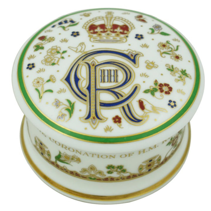 Goviers God Save The King A Coronation Celebration Trinket Box-Goviers