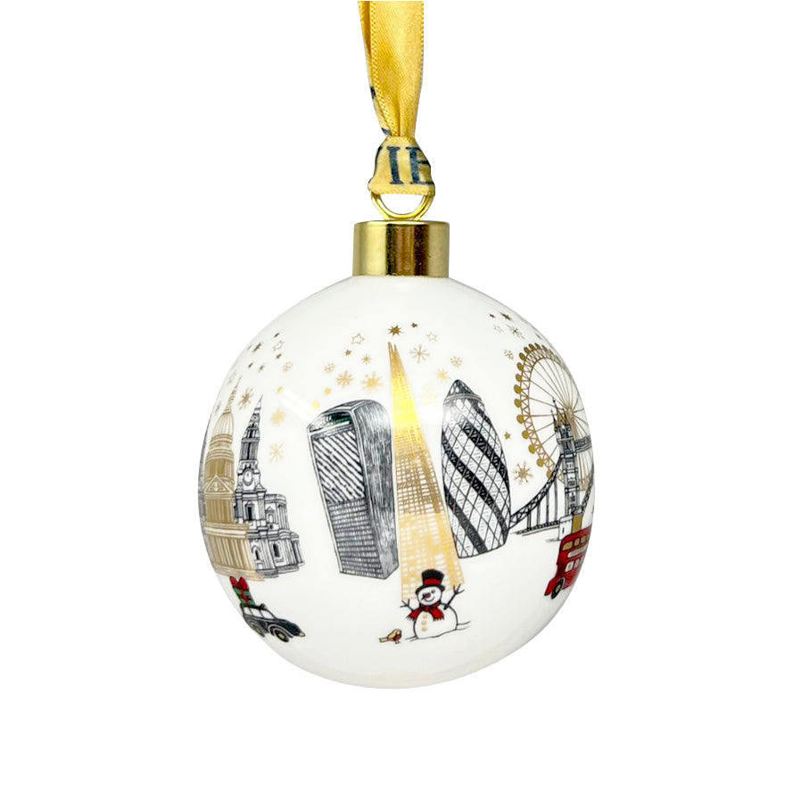 Goviers London Skyline Christmas Bauble - Goviers of Sidmouth