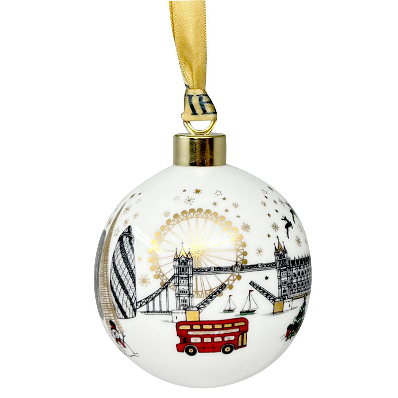 Goviers London Skyline Christmas Bauble-Christmas-Goviers