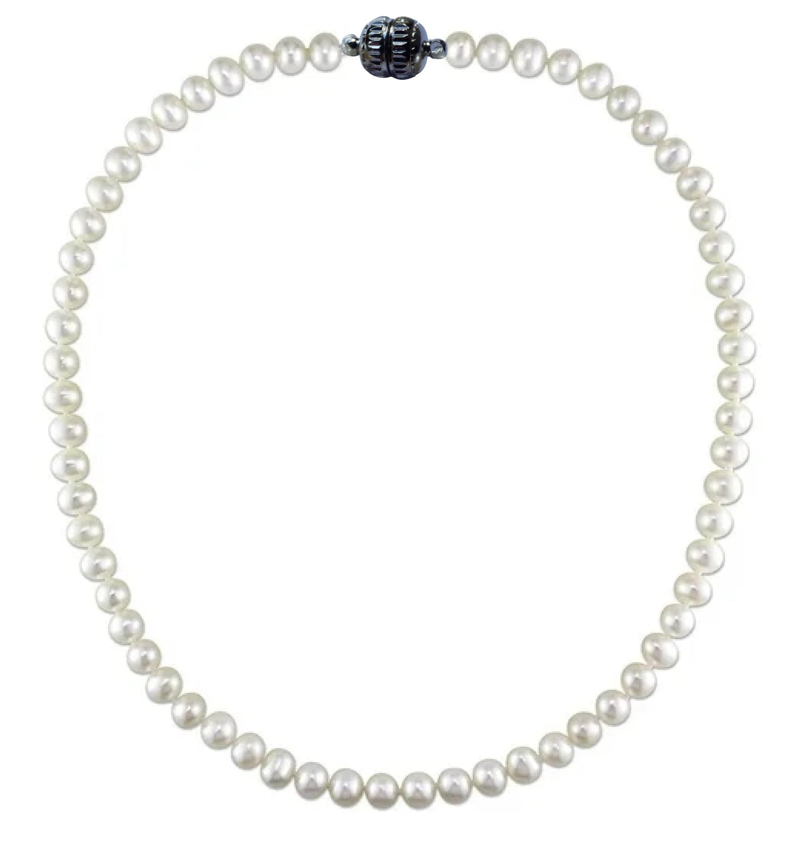 Goviers Single Strand Pearl Necklace-Goviers
