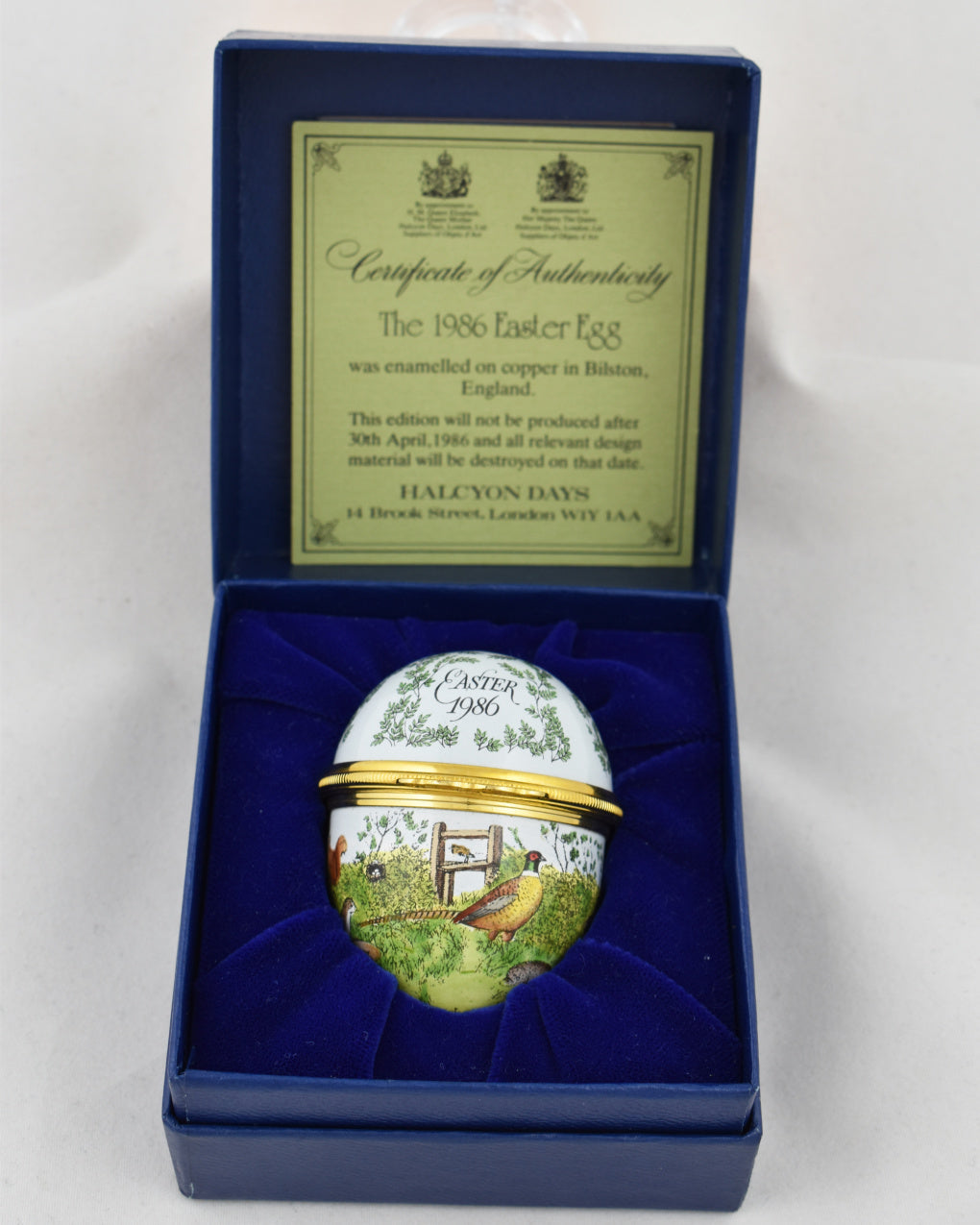 Halcyon Days 1986 Easter Egg-collectables-Goviers