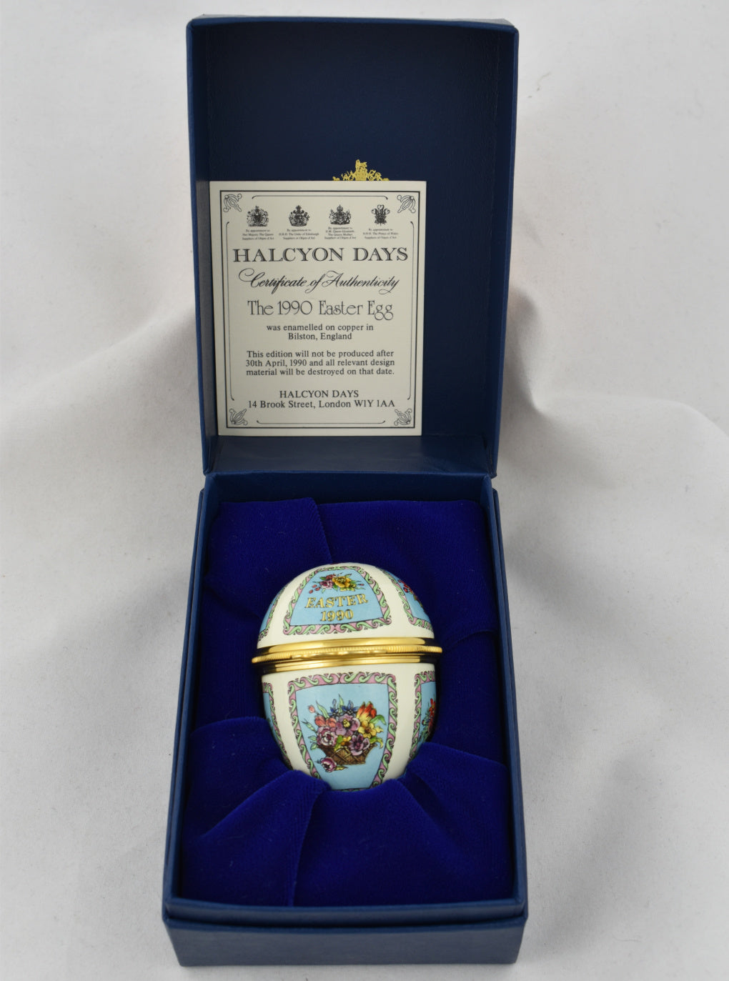 Halcyon Days 1990 Easter Egg-collectables-Goviers