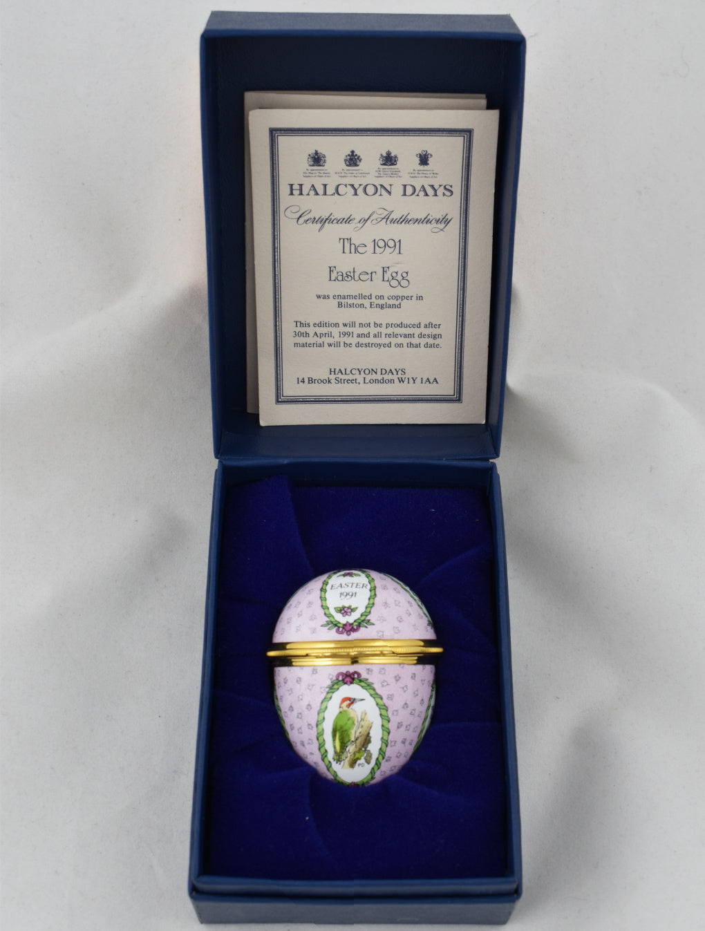 Halcyon Days 1991 Easter Egg-collectables-Goviers