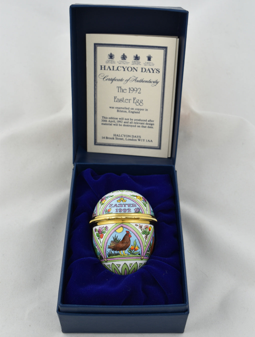 Halcyon Days 1992 Easter Egg-collectables-Goviers